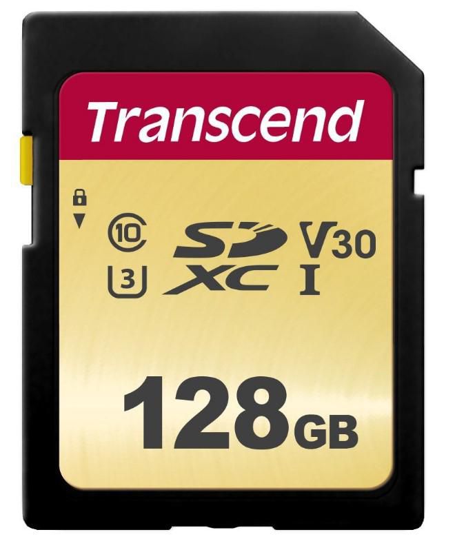 CARD Card 128GB Transcend sdxc SDC500S 95/60 MB/s