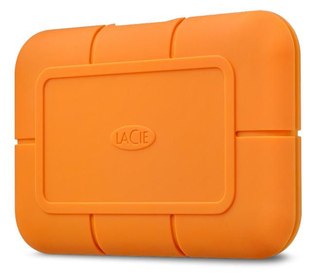 LaCie Rugged SSD STHR500800 - SSD - encrypted - 500 GB - external (portable) - USB 3.1 Gen 2 / Thunderbolt 3 (USB-C connector) - Self-Encrypting Drive