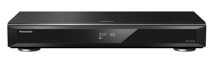 Panasonic Blu-ray-Player DMR-UBC90 (2 TB HDD, UltraHD/4K, DVB-T2) black