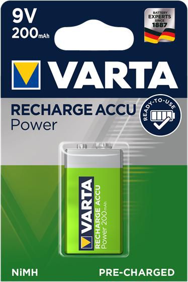 Akku 9V E-Block (6LR61) *Varta* Recharge Accu - 1er-Pack
