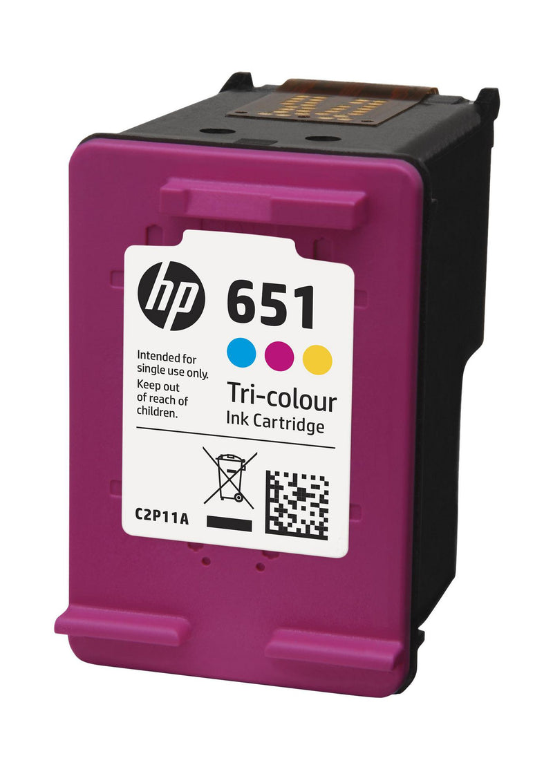 HP INK CARTRIDGE NO 651 TRI-COLOR