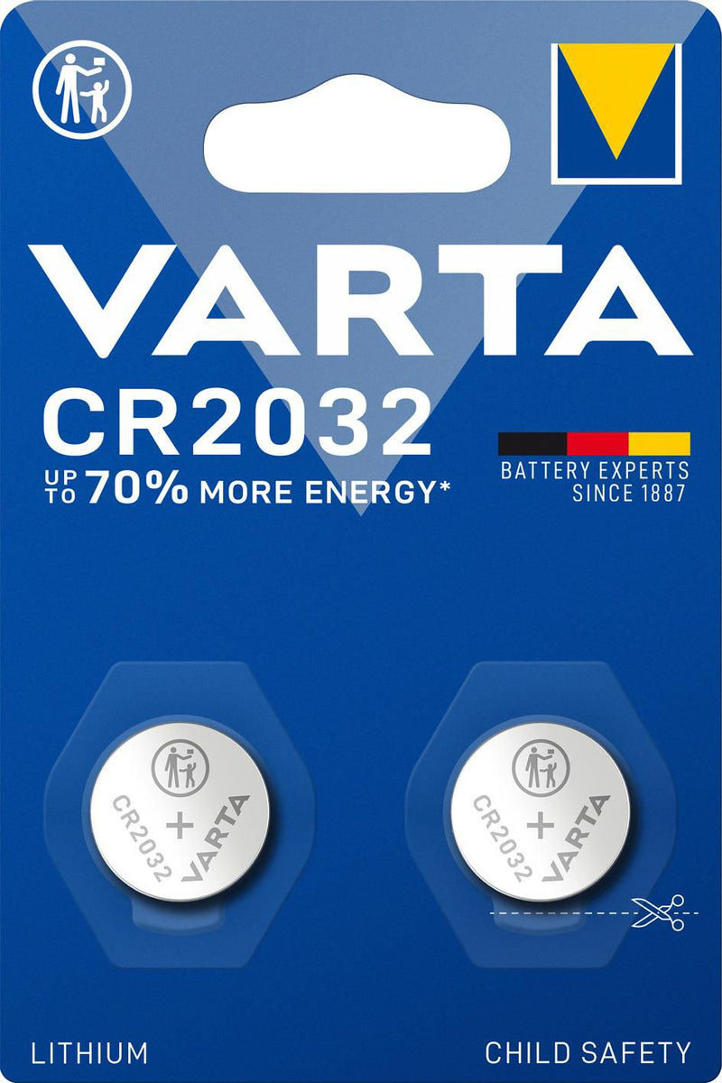 2x CR2032, Single-use