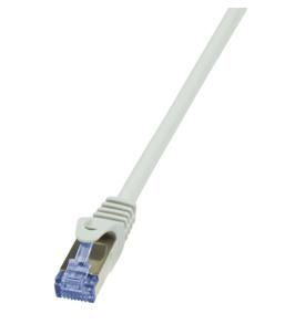 Logilink Patchkabel mit Cat7-Rohk. Primel. S/FTP grau 15,0m
