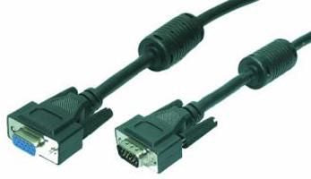 1080p, 2x ferrite, black, 5 m
