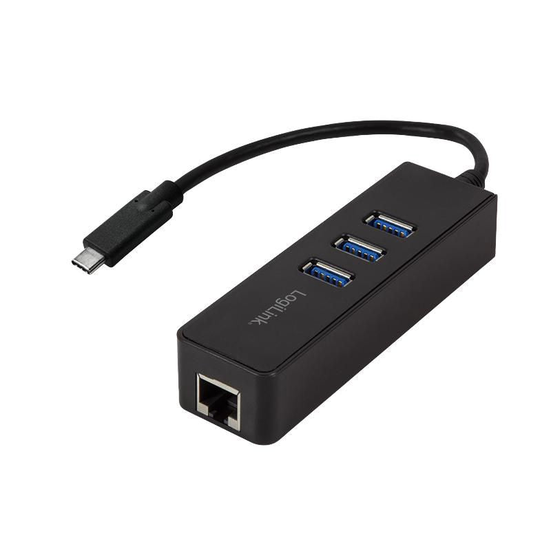 USB-C, with Gigabit Ethernet