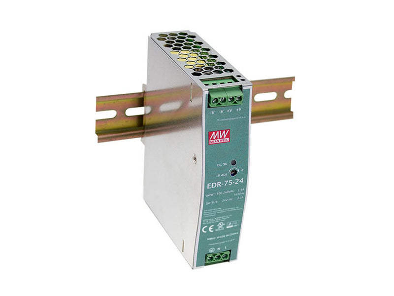 ind. Netzteil POW-4821 48VDC 75W DIN-Schiene PoE