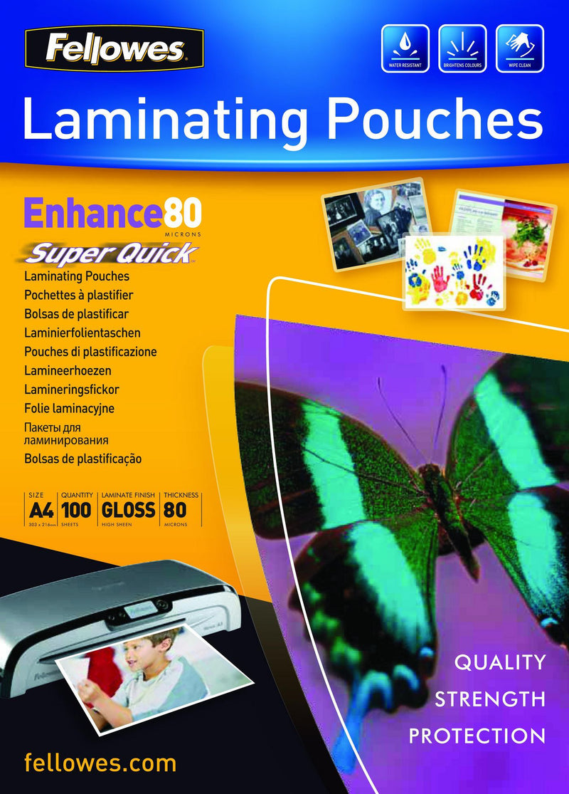 Superquick Lam Pouch 80MIC A4 100pk