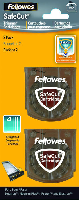 Safecut Rotary Trimmer Blades - 2pk Straight