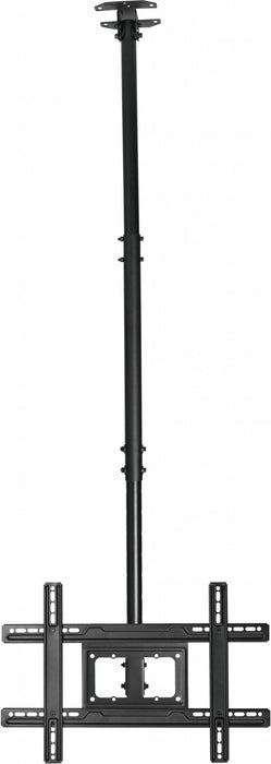 Display ceiling mount - fits monitors and displays 32 to 75" with VESA sizes from 100 x 100 to 600 x 400 - distance from ceiling to centre of screen 7