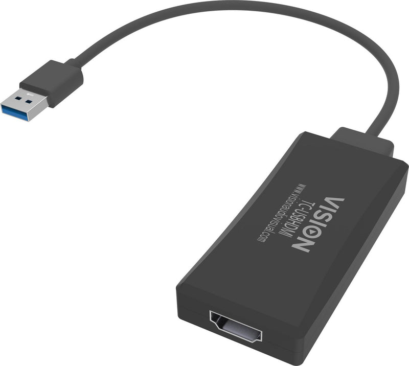Vision - External video adapter - USB 3.0 - HDMI - black - retail