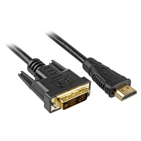 Sharkoon Kabel HDMI -> DVI-D (24+1) 3m schwarz