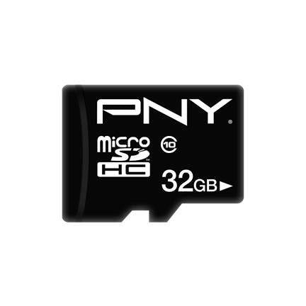 CARD 32GB PNY Performance Plus MicroHC Klasse 10 Schwarz