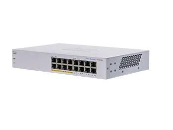 Cisco CBS110-16PP-EU Unmanaged 16-port GE, (8 support PoE with 64W power budget)