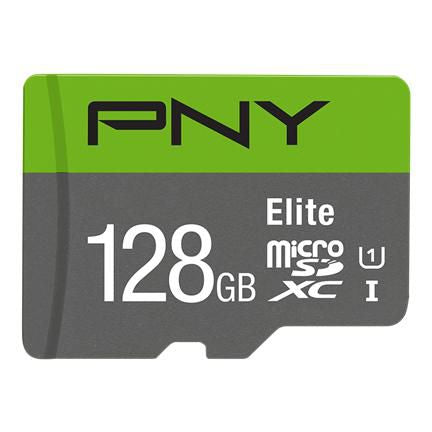 PNY Elite - Flash memory card - 128 GB - UHS-I U1 / Class10 - microSDXC UHS-I