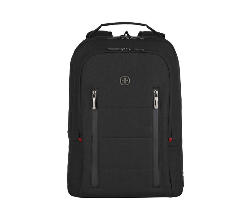 WENGER City Traveler Carry-On 40,64cm 16Zoll Laptop Backpack w/ 12inch Tablet Pocket Black