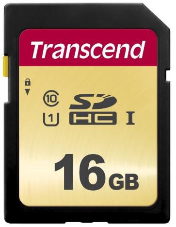CARD Card 16GB Transcend SDHC SDC500S 95/60 MB/s