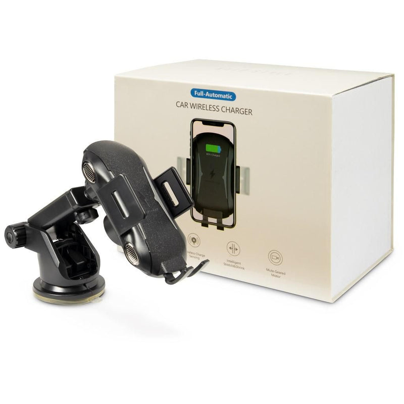 Kfz-Schnellladegerät MTH-100-10W Qi Wireless,schw