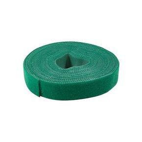 Logilink Cable strap (Hook and Loop), green, width: 16 mm, coil, 4 m