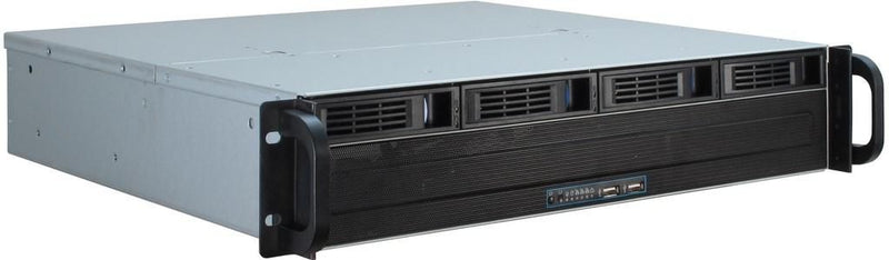 Inter-Tech IPC 2U-2404S - Rack - einbaufähig - 2U - micro ATX