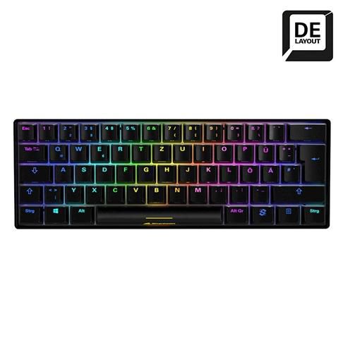 Sharkoon Gaming Tastatur Skiller SGK50S4 schwarz-braun DE
