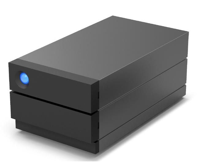 LaCie 2big RAID STHJ40000800 - Hard drive array - 40 TB - 2 bays (SATA-600) - HDD 20 TB x 2 - USB 3.2 Gen 2 (external) - with 5 years Rescue Data Reco