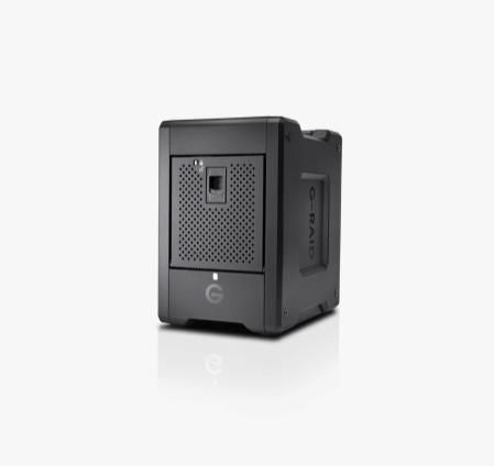 SanDisk Professional G-RAID SHUTTLE 4 - Hard drive array - 80 TB - 4 bays - HDD 20 TB x 4 - Thunderbolt 3, USB 3.1 Gen 2 (external)