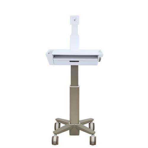 Ergotron CareFit Slim 2.0 - Chariot - charge légère - pour tout-en-un/écran LCD - tiroir (1x1) - médical - aluminium, plastique de haute qualité, acier zingué