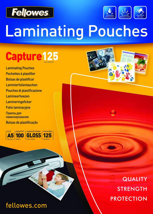 IL Laminating Pouch A5 125MIC 100pk