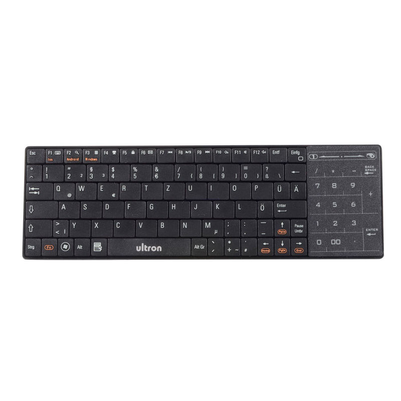 Ultron Tastatur UMT-BT Fashion schwarz wireless