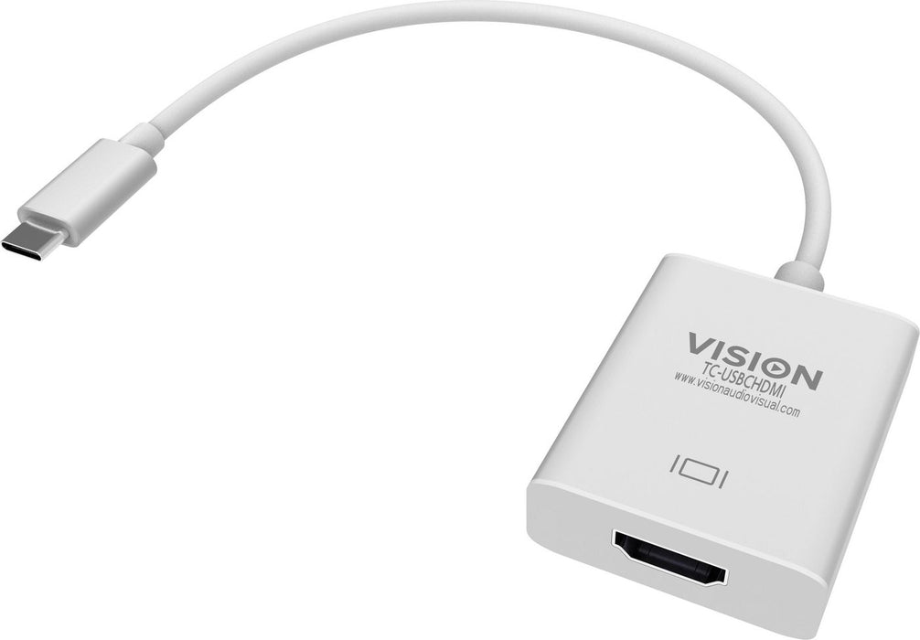 VISION Professional installation-grade USB-C to HDMI adapter - LIFETIME WARRANTY