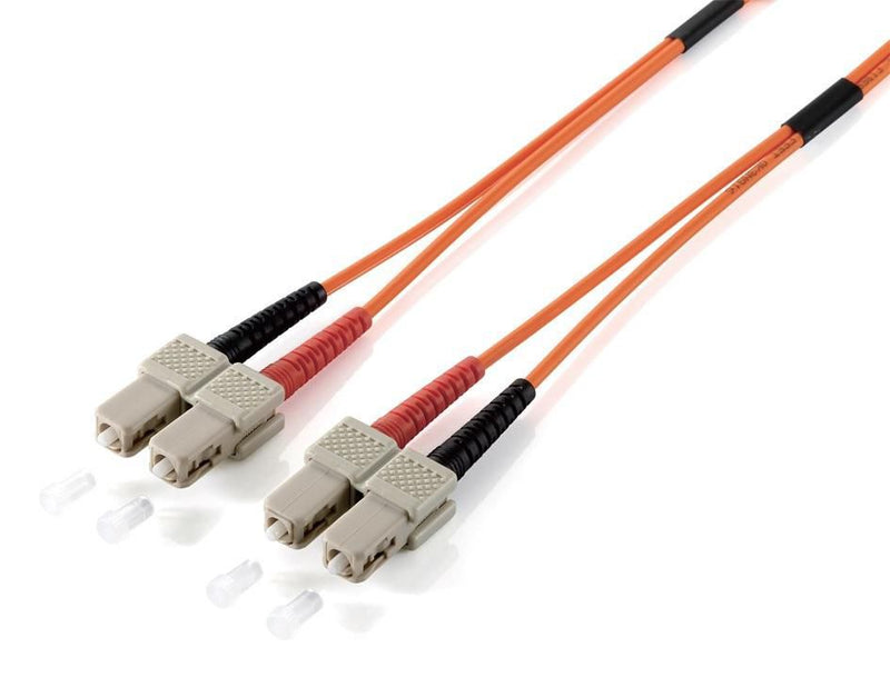 Equip Patchkabel SC->SC 2.00m Singlemode Duplex OS2 gelb Polybeutel