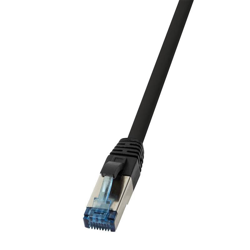 Logilink Patchkabel CAT6A S/FTP AWG27f.50,00m Industrie schw