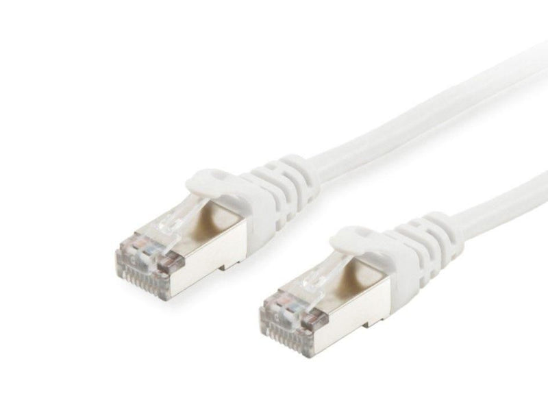Equip Patchkabel Cat6A S/FTP 2xRJ45 3.00m weiß LSZH Polybeutel