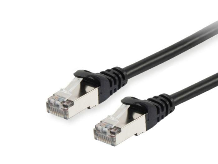 Equip Patchkabel Cat6A S/FTP 2xRJ45 3.00m schwarz LSZH Polybeutel