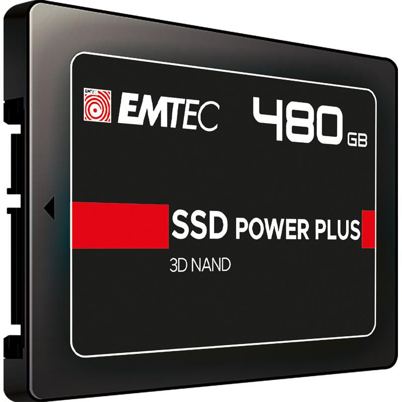 2,5 480GB Emtec X150 Power Plus 3D NAND SATA SSD - 480 GB