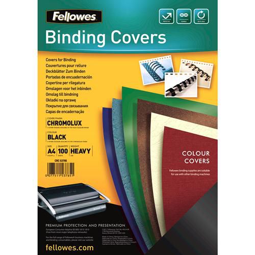 A4 Gloss Cover Black 100pk