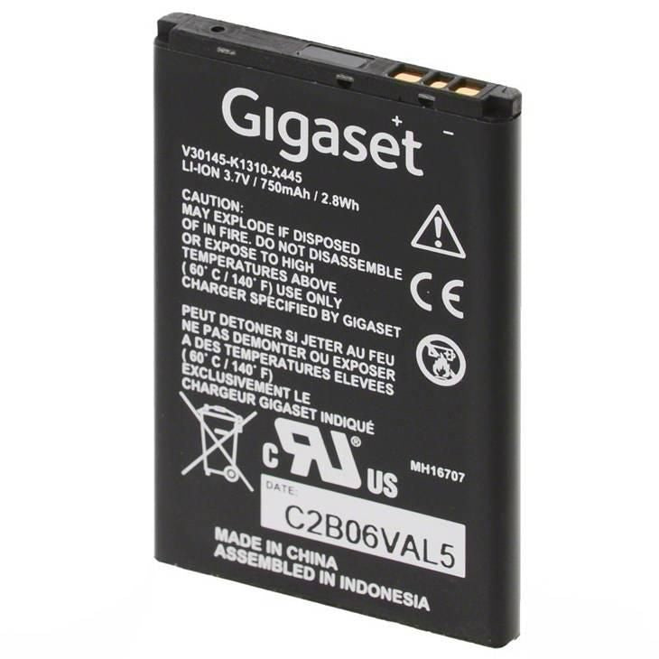 GIGASET LI-ION Akku 3.7V 750mAh fr SL800H Premium 300HX 350H 400H 450H 450HX 78H 610H 750H und UNIFY SL5H SL4 SL6 Professional