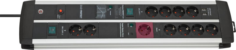 Brennenstuhl Steckdosenleiste PPL Duo 11x 3m 2xUSB