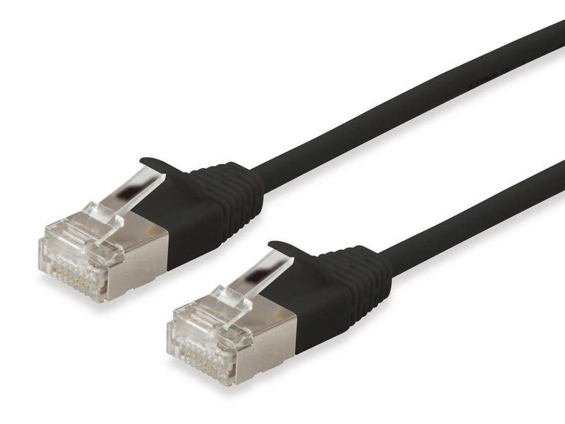 "Equip Patchkabel Cat6A F/FTP 2xRJ45 0.25m sw Slim LSZH Polybeutel"