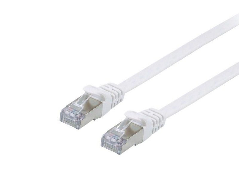 Equip Patchkabel Cat6A U/FTP 2xRJ45 1.00m weiß Flach LSZH Polybeutel