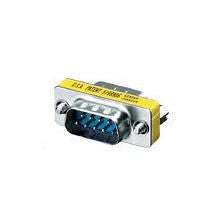 "Serial RS232 DB9 Gender Changer St/St mini silber Polybeutel"