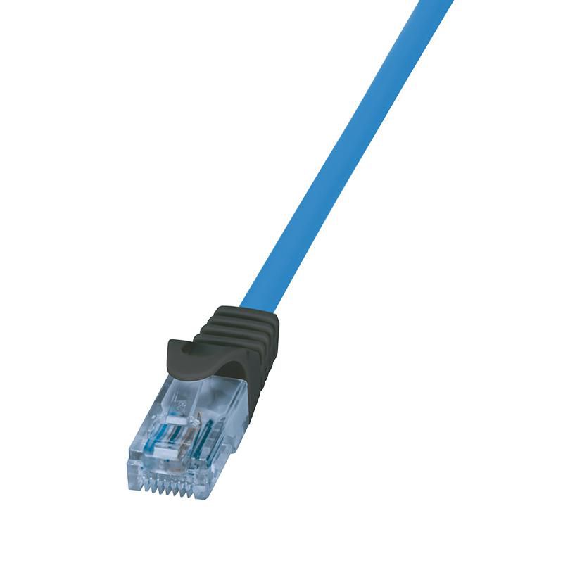 Cat.6A Premium Patch Cable 10G / POE / HDBT, blue, 1 m
