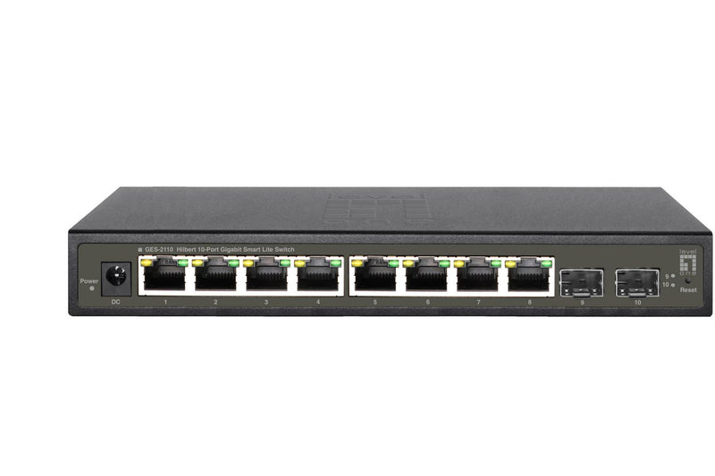 Switch 8x GE GES-2110 2xGSFP Hilbert