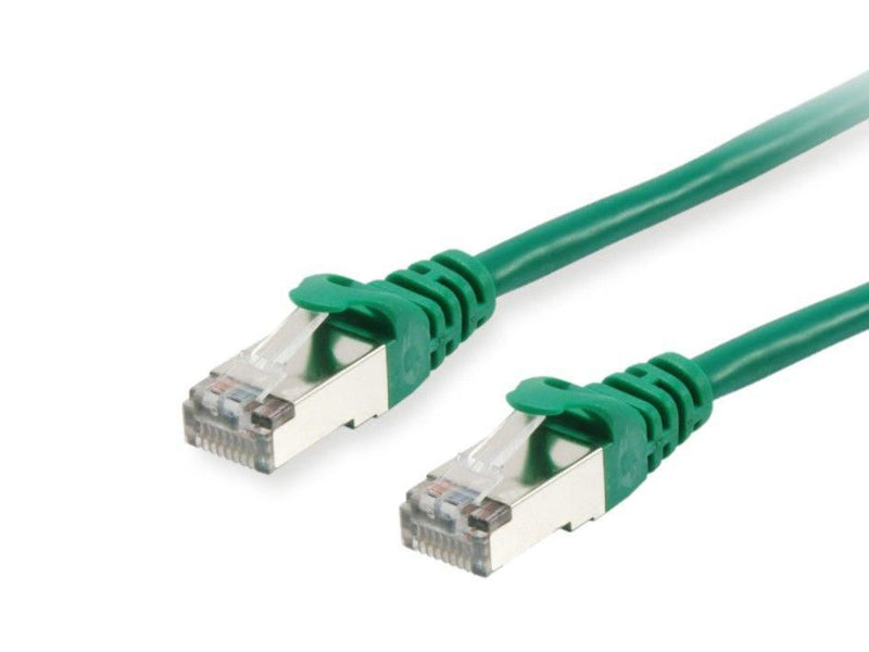 Equip Patchkabel Cat6A S/FTP 2xRJ45 15.00m grün LSZH Polybeutel