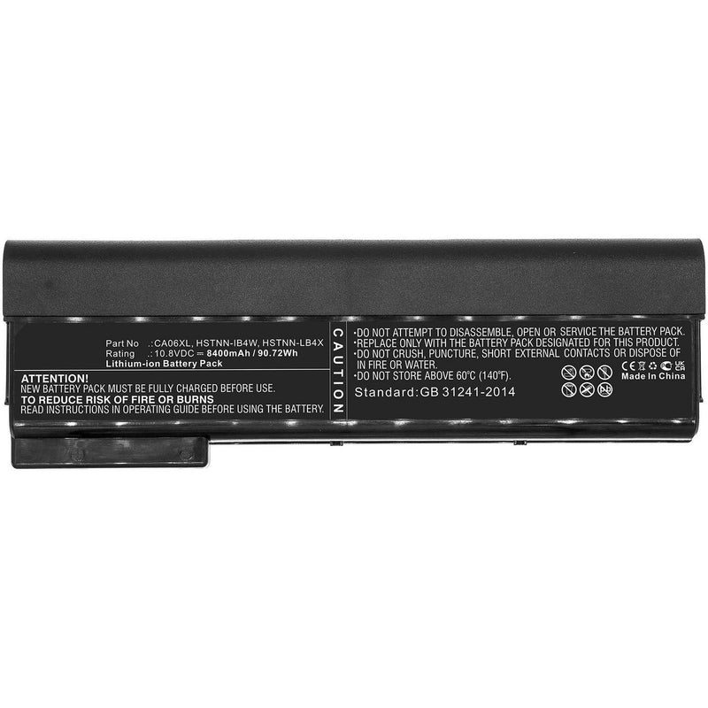 10.8V 8400mAh 90.72Wh Li-ion