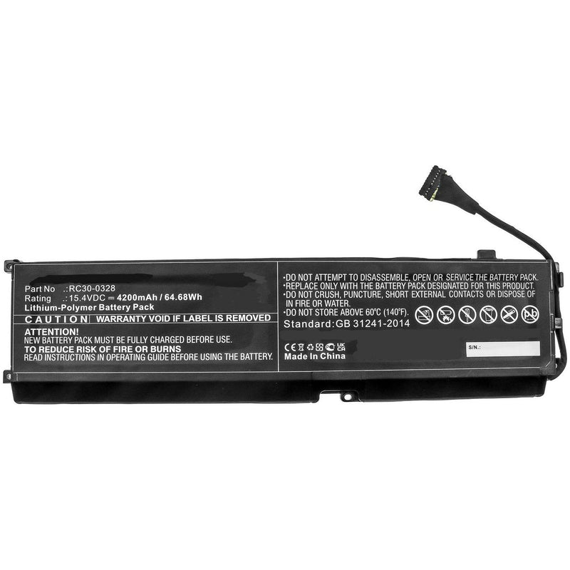 64.68Wh 15.4V 4200mAh