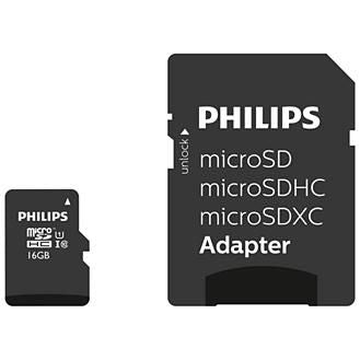 CARD Philips MicroSDHC Card 32GB Class 10 UHS-I U1 incl. Adapter