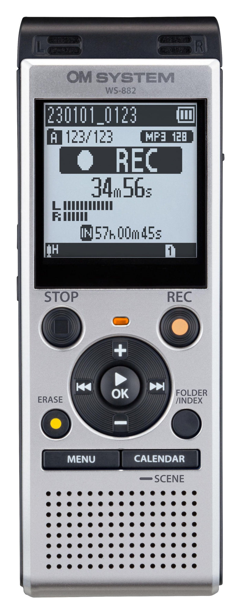 Silver incl. Batteries -