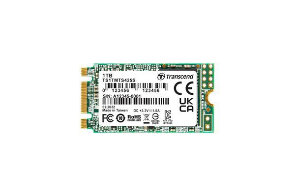 M.2 1TB Transcend MTS425S (M.2 2242) 3D NAND, SATA3