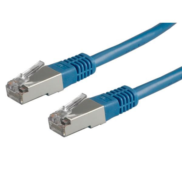 VALUE Patchkabel Kat.6 Class E S/FTP PiMF blau 1,5m